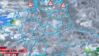 Wettervorhersage für Sonntag den 4 Februar 2024 [upl. by Montford]