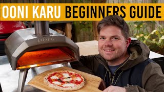 OONI KARU  BEGINNERS GUIDE  Cooking your first pizza in ooni [upl. by Nola]