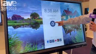 ISE 2019 Prowise Shows Off 75Inch Touchscreen Solution [upl. by Gudrun544]