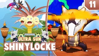 SHINY MAREANIE VS THE WORLD Pokemon Ultra Sun and Moon ShinyLocke Lets Play w aDrive Ep 11 [upl. by Sabanrab]