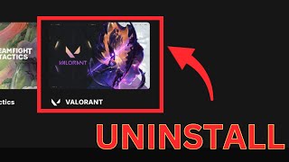 How to Uninstall Valorant Easy Method [upl. by Ramyaj140]