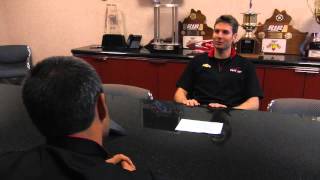 Juans Team Penske Interview [upl. by Aihsenor281]