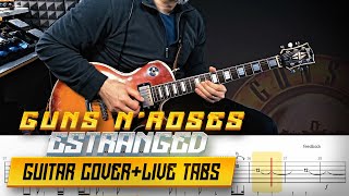 Estranged  Guns n Roses  guitar cover with solos  live tabs [upl. by Acinoda]