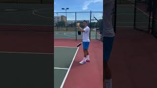 How to Shape Your Pickleball Serve  Julian Arnold Pickleball Pro Tip [upl. by Ynahpit950]