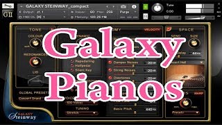 Best Service  Galaxy Pianos  Demo [upl. by Noellyn]