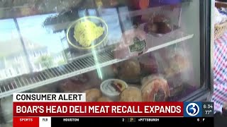 Boars head expands listeria recall to include more deli products [upl. by Deelaw]