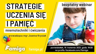 Strategie uczenia się i pamięć Mnemotechniki i ćwiczenia [upl. by Clarkin661]