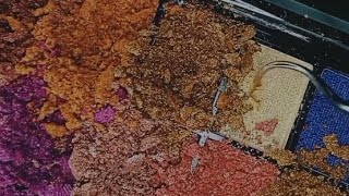 ASMR Scratching Makeup pallette  Eyeshadow destroying asmr  asmr fast and aggressive scratching [upl. by Akinuahs]