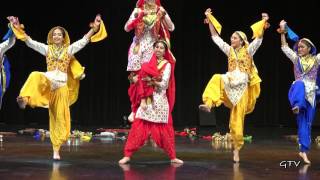 Punjabi Folk Dance Academy  Bhangra Idols 2015 [upl. by Aicre]