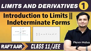 Limit and Derivatives 01  Introduction to Limits  Indeterminate Forms  Class 11JEE [upl. by Idolah]