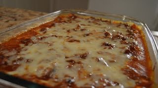 Meaty Cheesy Lasagna  How to make Lasagna Quicker [upl. by Myke]