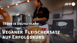 Veganer Fleischersatz wird immer beliebter  AFP [upl. by Eimam]