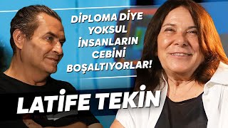 LATİFE TEKİN quotBU BASKI VE EKONOMİYLE SAVAŞ ÇIKMASINDAN KORKUYORUMquot [upl. by Ariay]