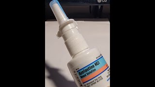 Azelastine HCI Nasal Spray  How to open and use [upl. by Giffy]