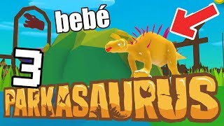 TENGO UN BEBÉ DINOSAURIO 😱 3  Parkasaurus en Español [upl. by Drazze291]