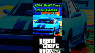 2024 🔥 GTA 5 Two JDM Crew Colors with HEX Codes [upl. by Sucerdor]