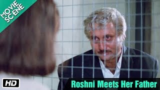 Roshni Meets Her Father  Movie Scene  Sridevi Anupam Kher Sanjay Dutt [upl. by Iaka]