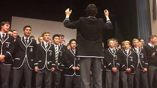 Newington College House Singing Competition 2018  Moulton House [upl. by Yelad635]