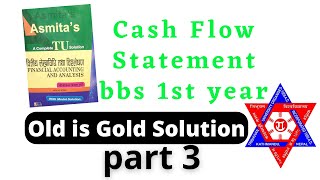 bbs 1st year accountancy  bbs first year cash flow statement  besteducation besteducationnepal [upl. by Euqinomod]