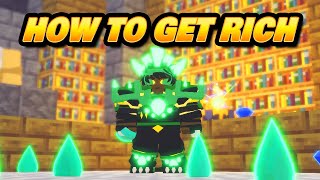 How to Get Rich Easy in 30v30s  Roblox BedWars [upl. by Danna23]