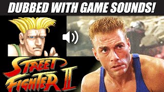 ‘Street Fighter’ movie dubbed with SF2 arcade sounds  RetroSFX Mashups [upl. by Srednas]