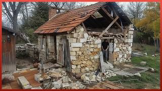 Man Buys Old Ruin and Renovates it into Amazing Tiny HOUSE  Start to Finish byWorksandmechanic [upl. by Bliss791]