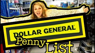 Penny List Part 2 DOLLAR GENERAL Nov 3rd [upl. by Noillimaxam471]