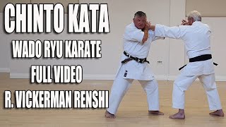 Chinto Kata  Wado Ryu Karate  Full Video [upl. by Aowda]