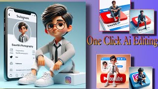 Create A Animation Social media Profile Photo  How To Make Instagram Profile Photo Editing [upl. by Adnesor]