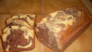 Comment faire un gâteau au yaourt marbré  RECETTE MARBRE [upl. by Kcitrap]