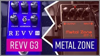 Boss Metal Zone vs Revv G3  Busting The Myth [upl. by Ehcor]