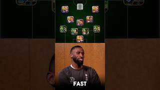 Rüdiger Suggest The Best Team ❤️🫶youtube efootball pes shorts viral football [upl. by Magill373]