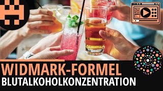 Blutalkoholkonzentration WidmarkFormel│Chemie Lernvideo Learning Level Up [upl. by Hellman]