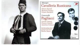 CESARE BARDELLI  1964  Cavalleria rusticana  RICHARD TUCKER  Duetto quotA voi tutti salutequot [upl. by Ardnad]