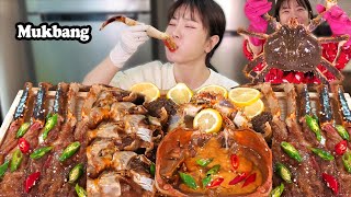 4kg 킹크랩으로 25만원짜리 대왕 간장게장 먹방🔥 밥도둑 스페셜ㅣ킹크랩 먹방 king crab MUKBANG [upl. by Netsew]