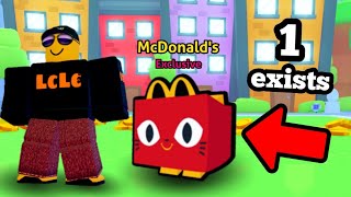 i FLEW to ASIA for McDonalds Pet Sim HAPPY MEAL EASY QR CODE Pet [upl. by Weyermann34]