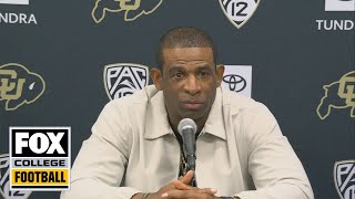 Postgame Interview Deion Sanders speaks on Colorados frustrating loss to No 23 UCLA  CFB on FOX [upl. by Eckel85]