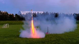 Propulsive Landing Model Rocket Attempts [upl. by Buzz875]