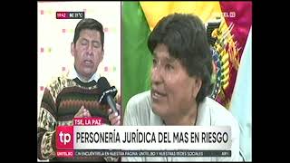 29102024 PERSONERÍA JURÍDICA DEL MAS EN RIESGO SI SE COMPRUEBA FINANCIAMIENTO VENEZOLANO UNITEL [upl. by Lionello]