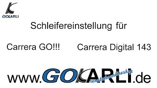 Carrera Schleifereinstellung Schleifer einstellen Carrera GO Digital 143 Digital 132 [upl. by Sacul289]