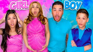 OFFICIAL GENDER REVEAL Girl or Boy  Familia Diamond [upl. by Ameluz]