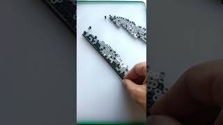 🤯Having fun with beads 🤩 oddlysatisfying reverse backward funny hamabeads [upl. by Inahteb]