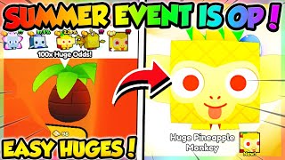 ☀️SUMMER UPDATE IS INSANE 100x HUGE EGGS Pet Simulator 99 Roblox [upl. by Kcirderf124]