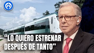 Joaquín LópezDóriga anuncia que se subirá al Tren Maya [upl. by Alden]