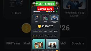 9 September Today Daily Combo Card [upl. by Aeneas]