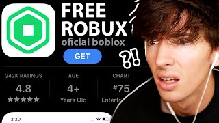 Robloxs quotfree robuxquot mobile apps [upl. by Lowney630]