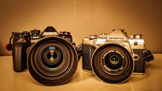 Olympus 25mm F12 Pro Vs 25mm F18  7 Things about Standard lenses [upl. by Neb]