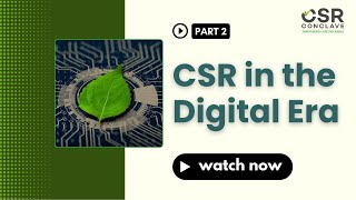 AI for Social Good  Panel Discussion at CSR in the Digital Era Conclave 2024 [upl. by Heintz]