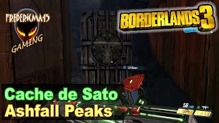 BORDERLANDS 3  CACHE DE SATO  Ashfall Peaks 11  Défi déquipage [upl. by Forester]