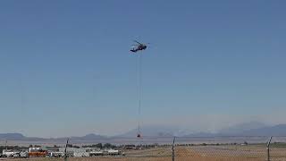 Marysville Utah Fire Leaving Richfield Airport [upl. by Callum497]